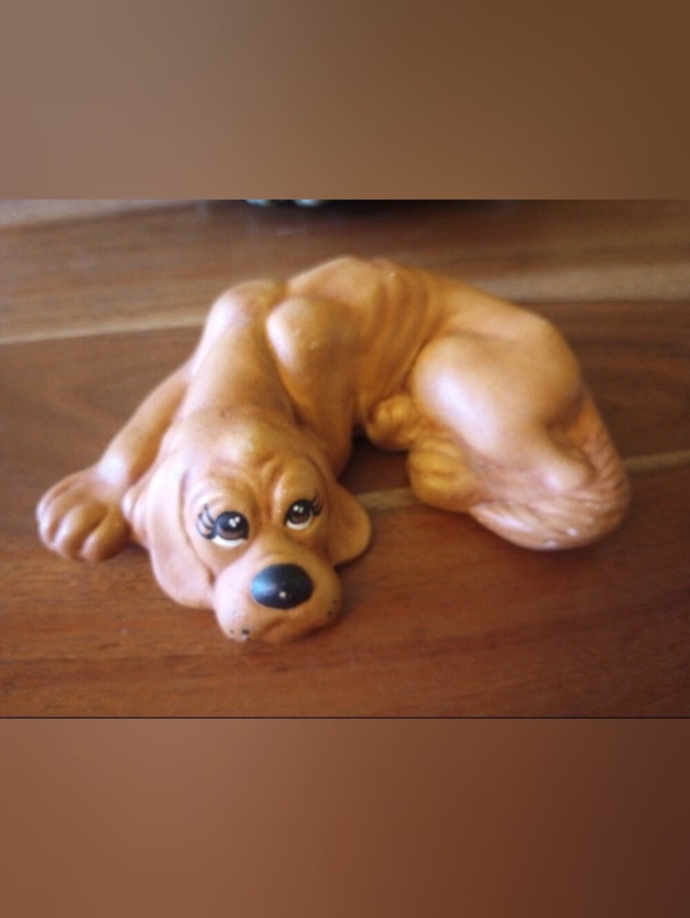Vintage Ceramic Dog Figurine